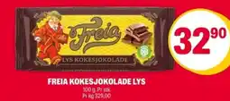 Coop Extra Freia kokesjokolade lys tilbud