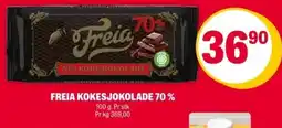 Coop Extra Freia kokesjokolade 70% tilbud