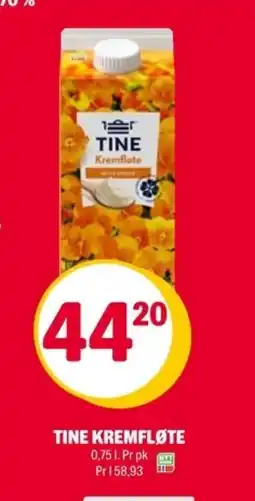 Coop Extra Tine kremfløte tilbud