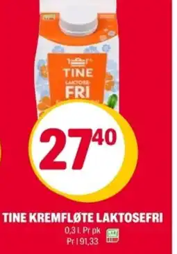Coop Extra Tine matfløte tine kremfløte laktosefri tilbud