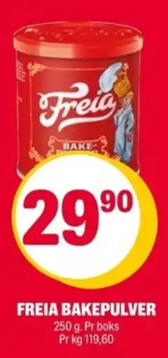 Coop Extra Freia bakepulver tilbud