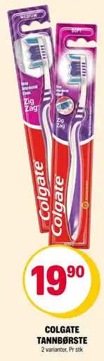 Coop Extra Colgate tannbørste tilbud