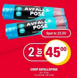 Coop Extra Coop avfallspose tilbud
