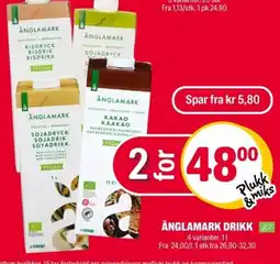 Coop Extra Änglamark drikk tilbud