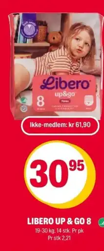 Coop Extra Libero up & go 8 tilbud
