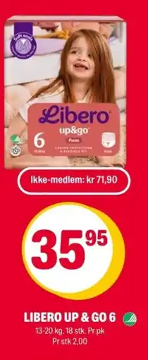 Coop Extra Libero up & go 6 tilbud