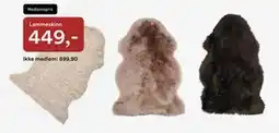 Kid Interiør Lammeskinn tilbud