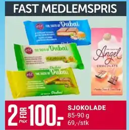 Europris SJOKOLADE, Medlemspris tilbud