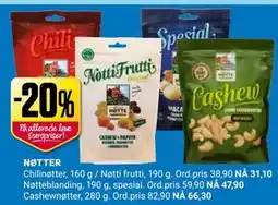 Europris NØTTER tilbud