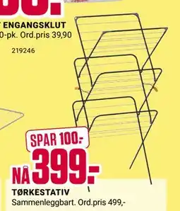 Europris TØRKESTATIV tilbud