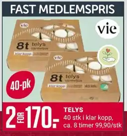 Europris TELYS, Medlemspris tilbud