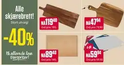 Europris Alle skjærebrett! tilbud