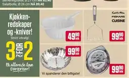 Europris Kjøkkenredskaper og -kniver! tilbud