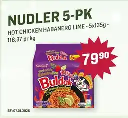 Holdbart Nudler 5-pk tilbud