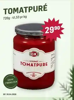 Holdbart Tomatpuré tilbud
