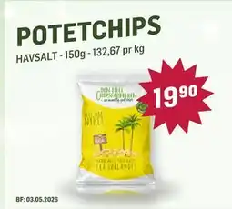 Holdbart Potetchips tilbud