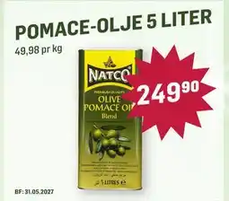Holdbart Pomace-olje 5 liter tilbud