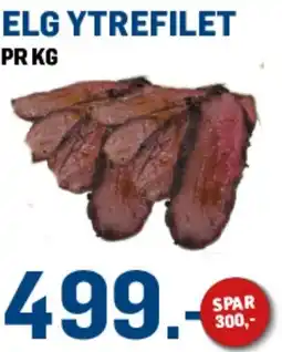 Price Lagerbutikk Elg ytrefilet tilbud
