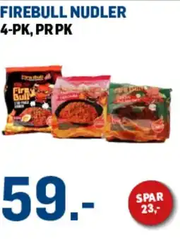 Price Lagerbutikk Firebull nudler tilbud