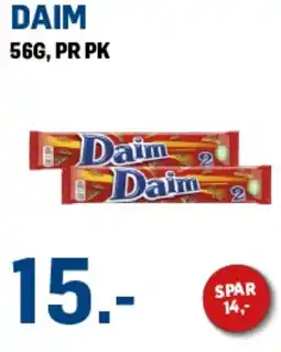 Price Lagerbutikk Daim tilbud