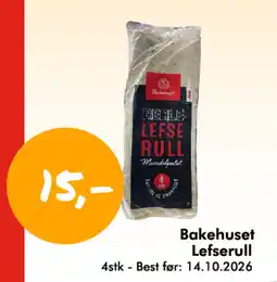 Havaristen BAKEHUSET Lefserull tilbud
