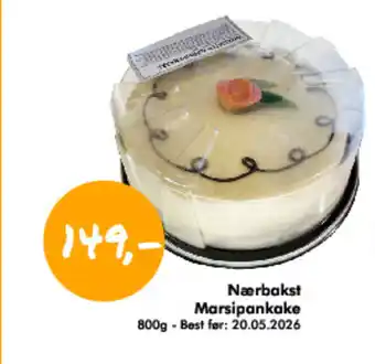 Havaristen Nærbakst marsipankake tilbud