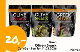 Havaristen GAEA Oliven snack tilbud