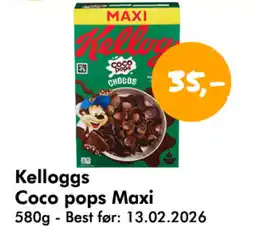 Havaristen KELLOGGS Coco pops maxi tilbud