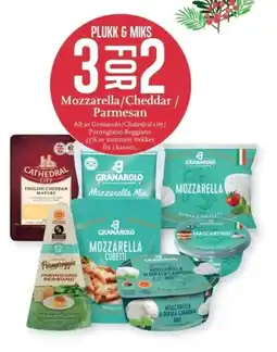 CC Mat Mozzarella/Cheddar / Parmesan tilbud