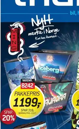 Thansen PAKKEPRIS tilbud