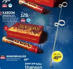 Thansen BOMBERØRSHOLDER tilbud