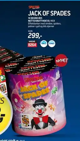 Thansen JACK OF SPADES tilbud