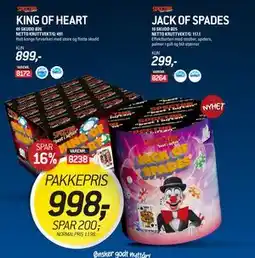 Thansen KING OF HEART + JACK OF SPADES tilbud