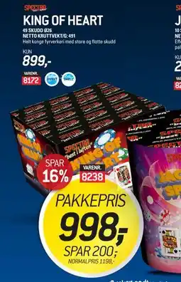 Thansen KING OF HEART tilbud