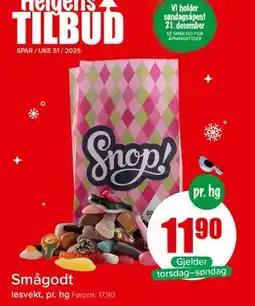 Spar Smågodt tilbud