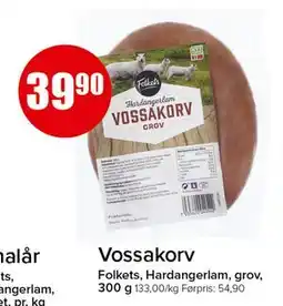 Spar Vossakorv tilbud