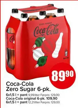 Spar Coca-Cola Zero Sugar 6-pk tilbud