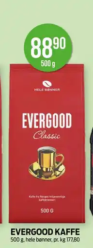 Kiwi EVERGOOD KAFFE tilbud