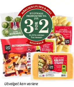 Nærbutikken Et utvalg produkter til jul tilbud