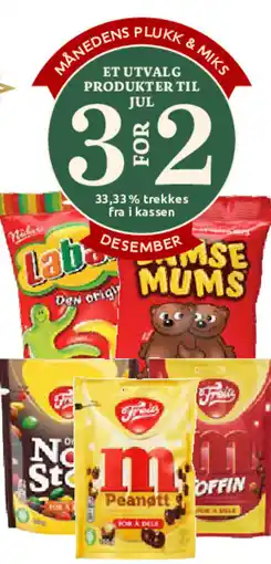 Nærbutikken Et utvalg produkter til jul tilbud