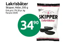 Nærbutikken Lakrisbåter tilbud