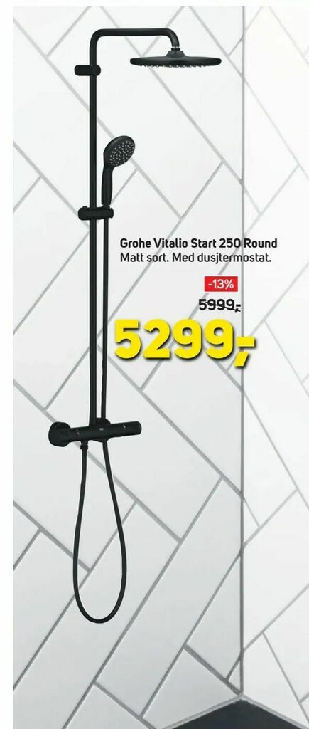 Megaflis Grohe Vitalio Start 250 Round tilbud