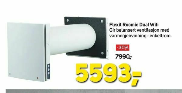 Megaflis Flexit Roomie Dual Wifi tilbud