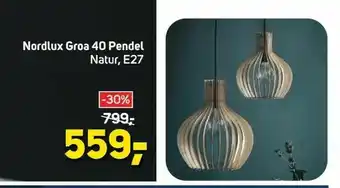 Megaflis Nordlux Groa 40 Pendel tilbud