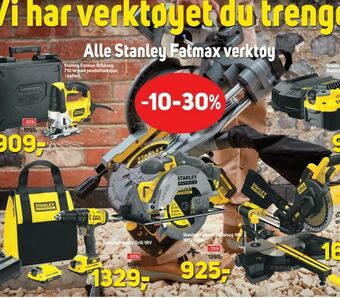 Megaflis Stanley Fatmax Sirkelsag 18V 165x16mm tilbud