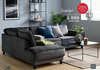 Møbelringen Gordon hjørnesofa tilbud