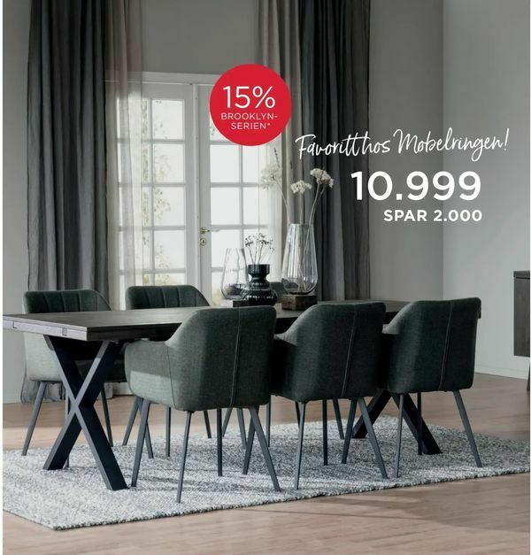 Møbelringen Bolton spisestol tilbud