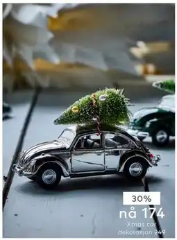 Skeidar Xmas car dekorasjon tilbud