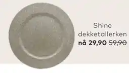 Skeidar Shine dekketallerken tilbud
