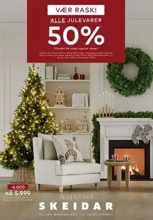 Beitostølen kunstig juletre H210